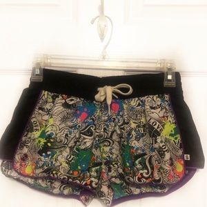 Vtg OP Ocean Pacific Graffiti Shorts 3-5
